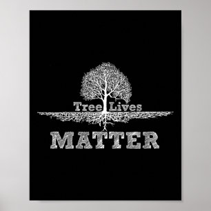 Spara Träd Träd lever problematiken på jorden Poster