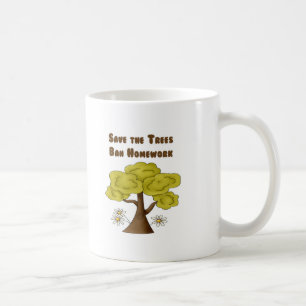 Spara trädförbudläxan kaffemugg