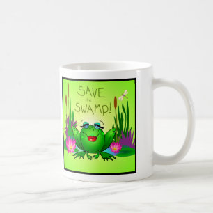 Spara träsk Beulah grodavåtmarkkonsten Kaffemugg