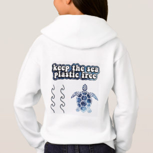 SPARA: TURTLES, Behålla av den havsplastfria Hood T Shirt