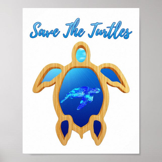 Spara Turtles Poster (Framsidan)
