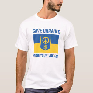Spara Ukraina höjer era röster T Shirt