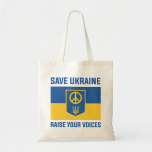 Spara Ukraina höjer era röster Tygkasse