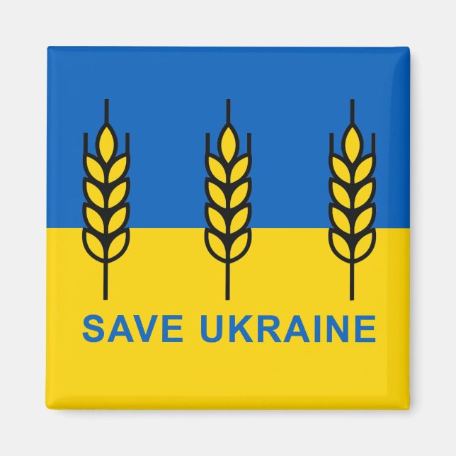 Spara Ukraina Magnet (Framsidan)