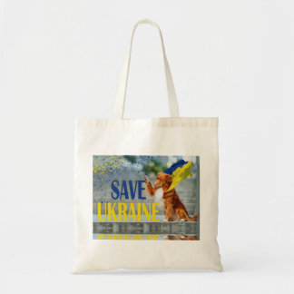Spara Ukraina Toller Totebag Tygkasse
