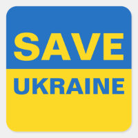 Spara Ukraina Ukrainas Flagga