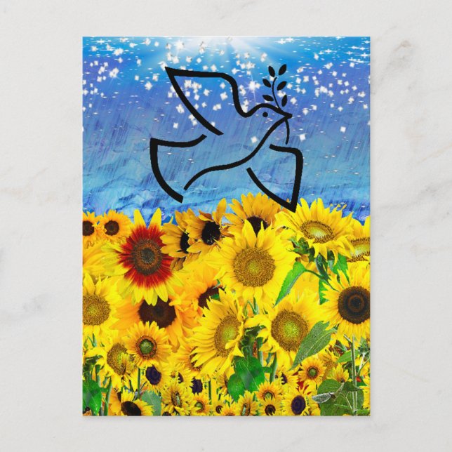 Spara Ukraina! Vykort (Framsida)