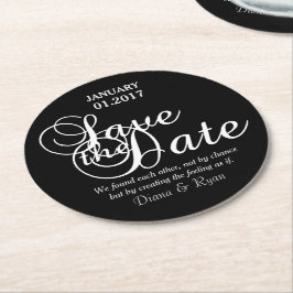 Spara Underläggen Datum Underlägg Papper Rund