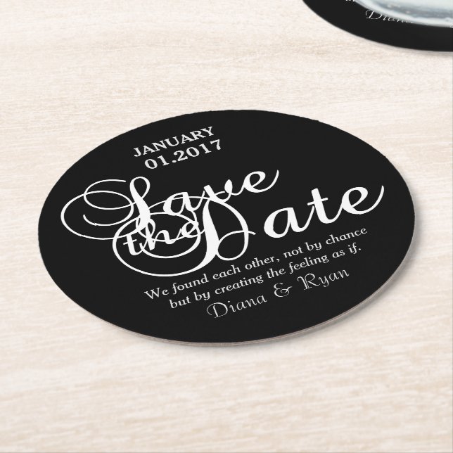 Spara Underläggen Datum Underlägg Papper Rund (Vinklad)