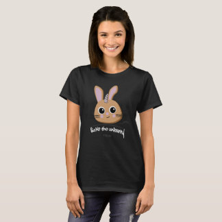 Spara Unibunnyen - på mörk T-shirt