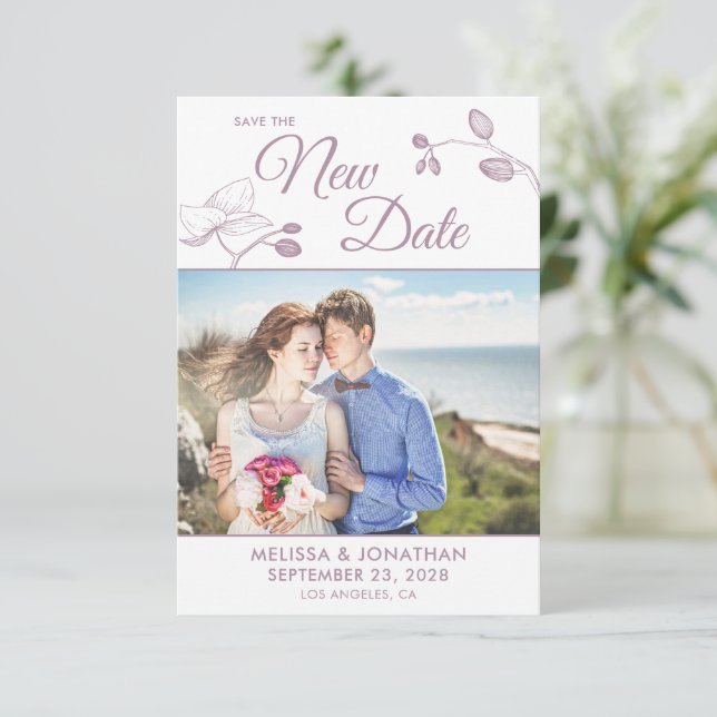 Spara Uppskjutningsfoto för New Date bröllop (Stående Fram)