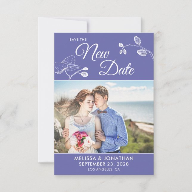 Spara Uppskjutningsfoto för New Date bröllop (Framsida)