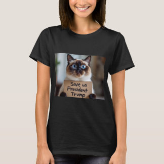 Spara USA Trump Basic Mörk T-Shirt