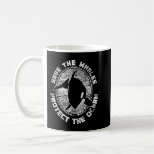 Spara Valarna skyddar havsområdet Orca T-Shirt Kaffemugg