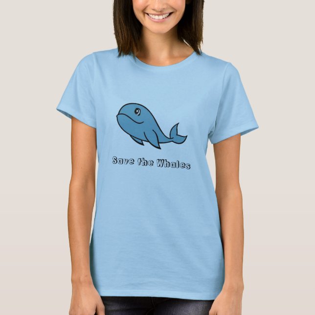 Spara valen tee shirt (Framsida)