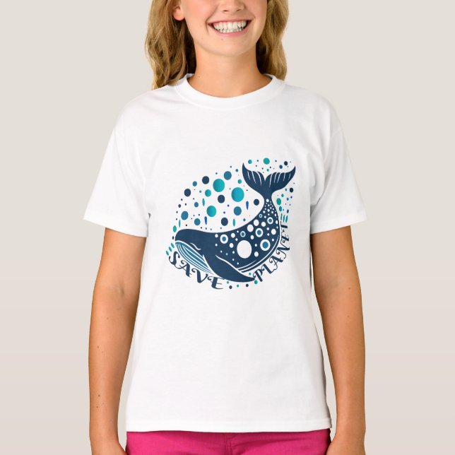 Spara Valkonst för miljömedvetenhet T Shirt (Framsida)