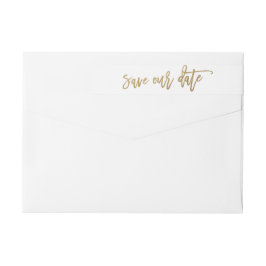 Spara vår datumåterlämningsadressetikett för calli etikettband