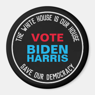Spara Vår demokrati Omröstning BIDEN HARRIS-kylskå Magnet