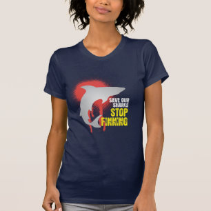 Spara vår hajstoppFinning T-tröja T-shirt
