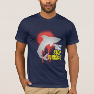 Spara vår hajstoppFinning T-tröja Tee Shirt