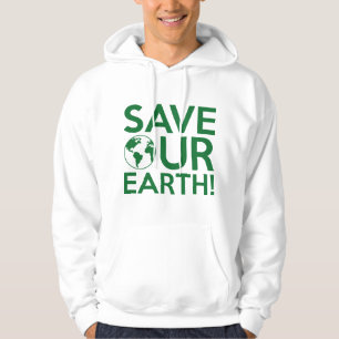 Spara Vår jord Hoodie
