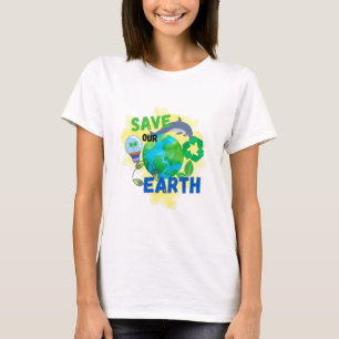 Spara Vår jord T Shirt