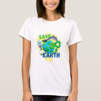 Spara Vår jord T Shirt