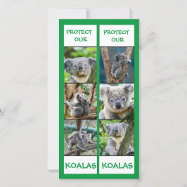 Spara Vår Koalas, Skydda, Bokmärken Kort