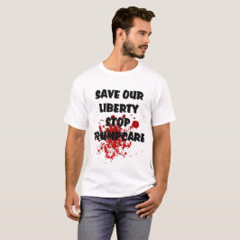 Spara Vår liberitet Stoppa Trumpcare Manar Basic T T-shirt