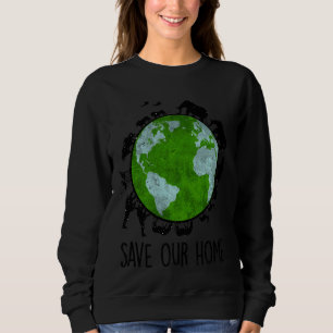 Spara vår miljö för jorddagsplanet för husdjur t shirt