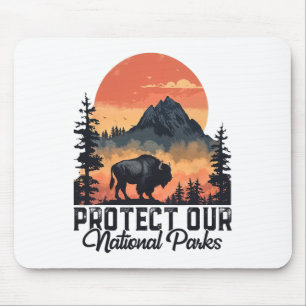 Spara Vår nationella Parker Resistservice Bison Bu Musmatta