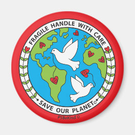 Spara vår planet_Magnet 2,25 tum Magnet