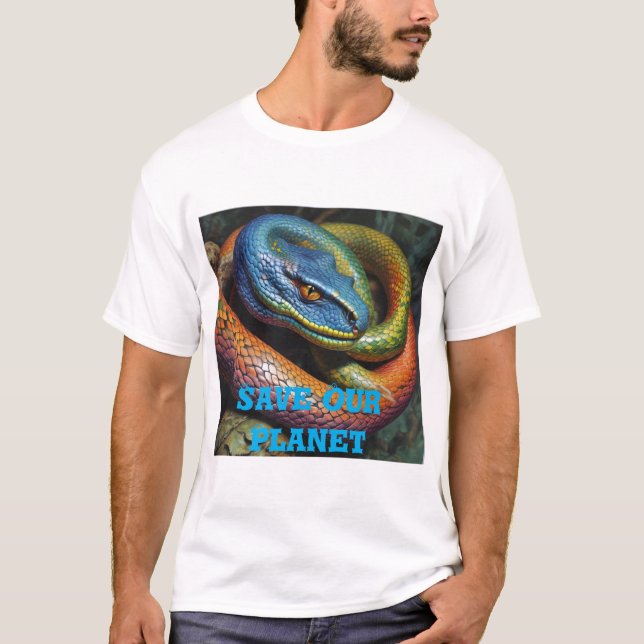 Spara vår planet t shirt (Framsida)