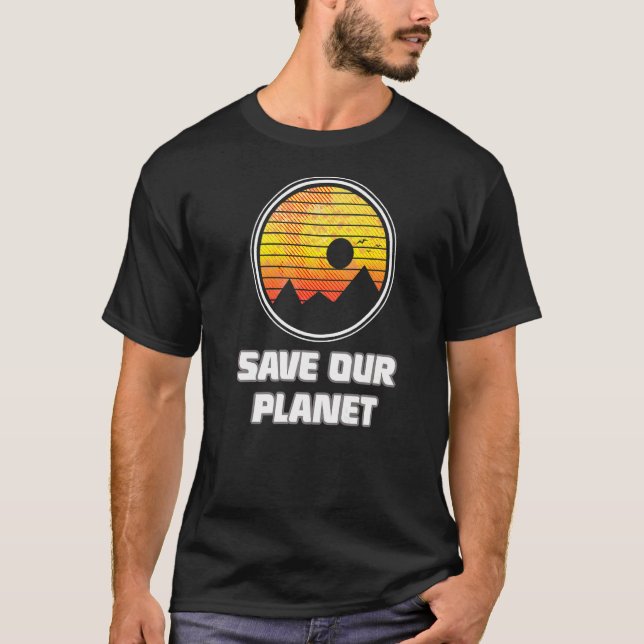 Spara vår planet t shirt (Framsida)