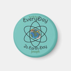 spara vår planet, varje dag är jorddag, anpassning magnet