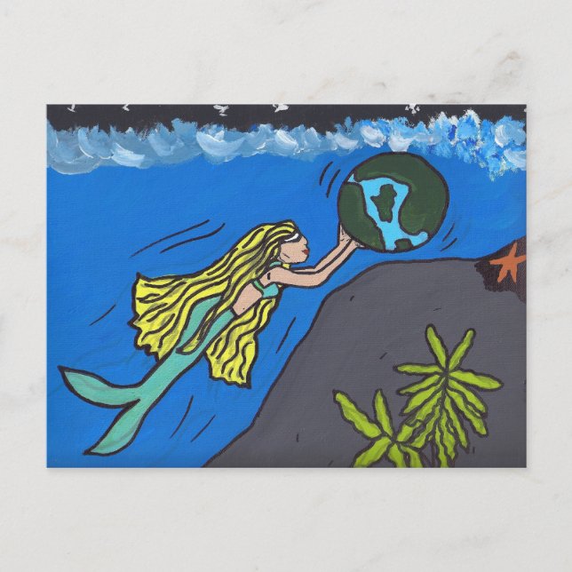 SPARA VÅR PLANET VYKORT (Framsida)