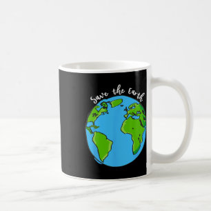 Spara vår planetens jorddag T Shirt För barn och A Kaffemugg