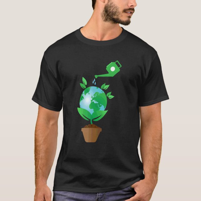 Spara Vår planets globala uppvärmningsfaktor Klima T Shirt (Framsida)