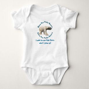 Spara Vår Polar Bears Baby vill se Polar Bears T Shirt