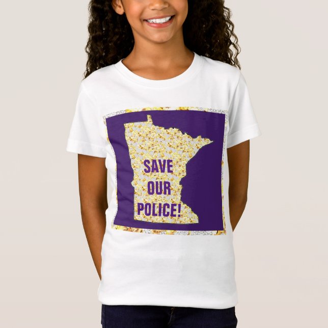 SPARA VÅR POLIS! T SHIRT (Framsida)