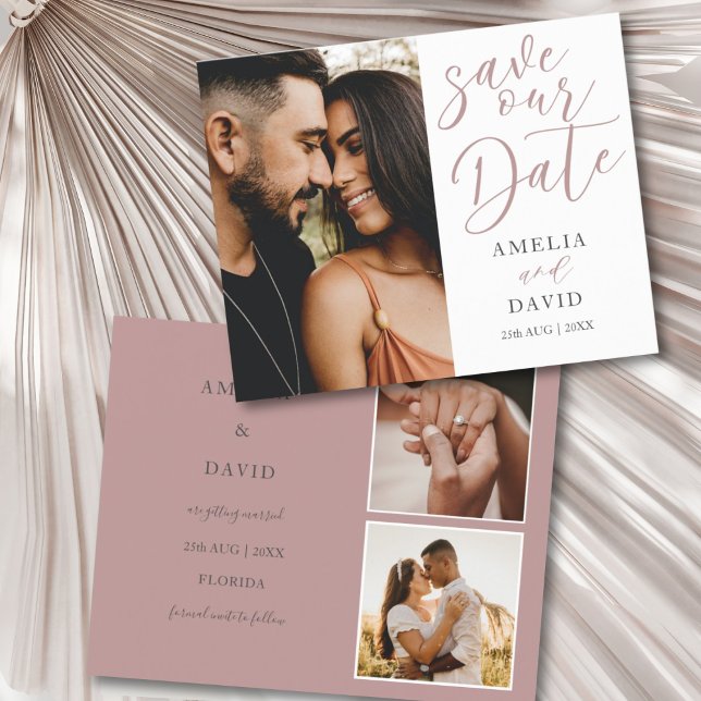 Spara vår Rosa budgetfoto Bröllop (Skapare uppladdad)