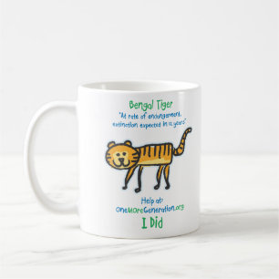 Spara vår tiger kaffemugg