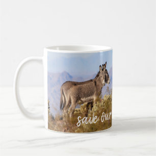 Spara vår Vild Burros Kaffemugg