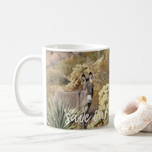 Spara Vår Vild Burros Kaffemugg