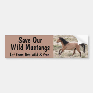 Spara Vår Vild Horses Bildekal