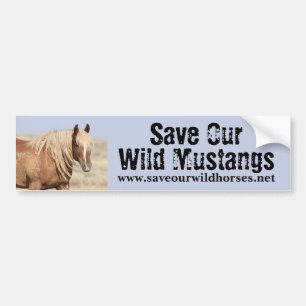 Spara Vår Vild Horses Bildekal