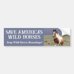 Spara Vår Vild Horses Sand Tvättar Basin Bildekal