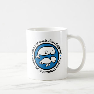 Spara våra dugong & sköldpaddor kaffemugg
