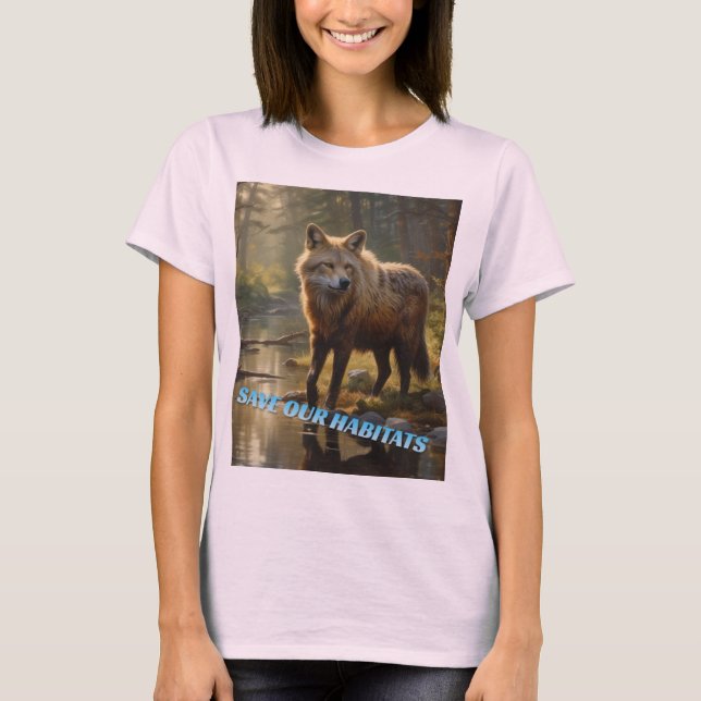 SPARA VÅRA HABITATER T SHIRT (Framsida)