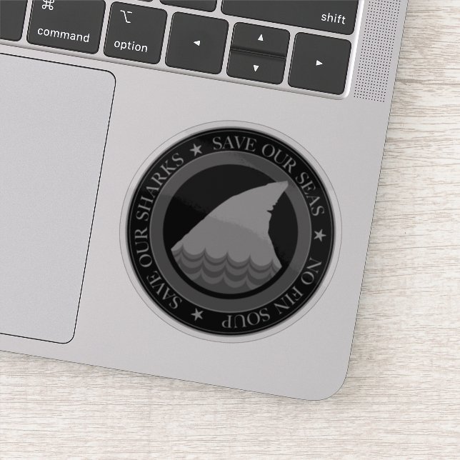 spara våra hajar klistermärken (Detalj)